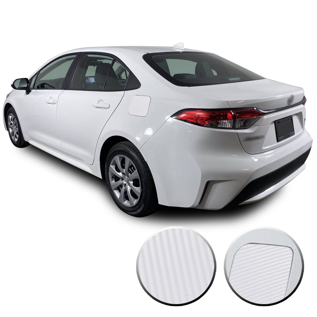 Gas Fuel Door Graphic Overlay Pre Cut Vinyl Decal Compatible with Toyota Corolla 2019 2020 2021