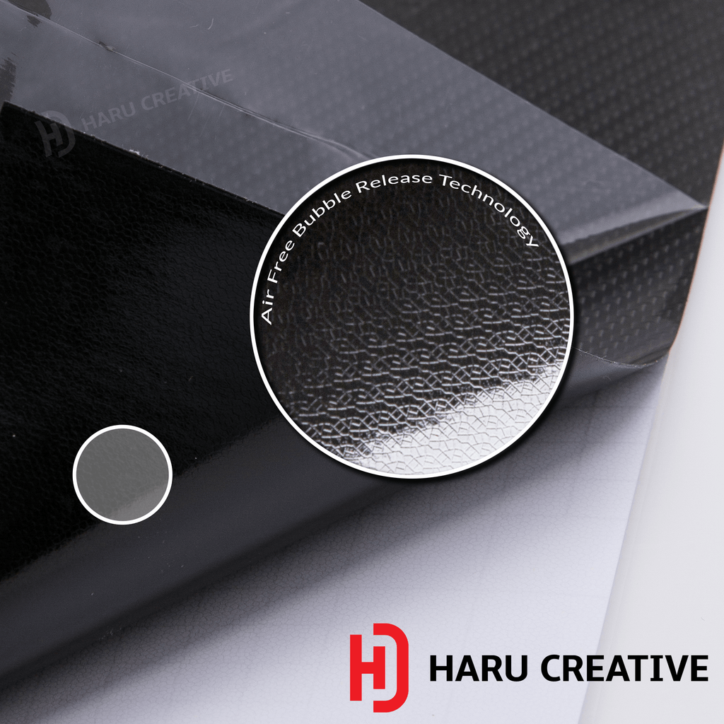 Red 5D Carbon Fiber Vinyl Wrap - Adhesive Decal Film Sheet Roll - Haru Creative 5D Carbon Fiber