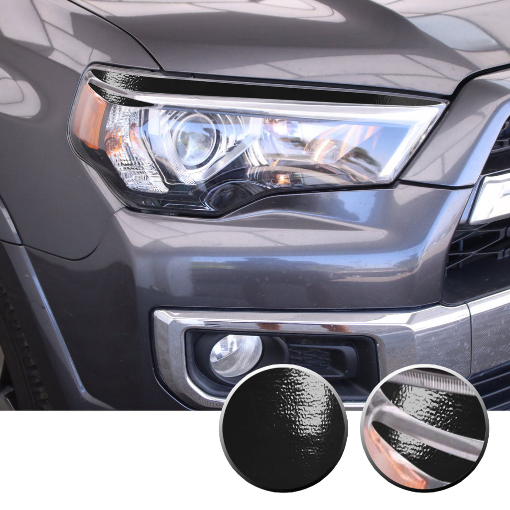 Headlight Eyelid Eyebrow Graphic Vinyl Decal Compatible with Toyota 4Runner 2010-2017