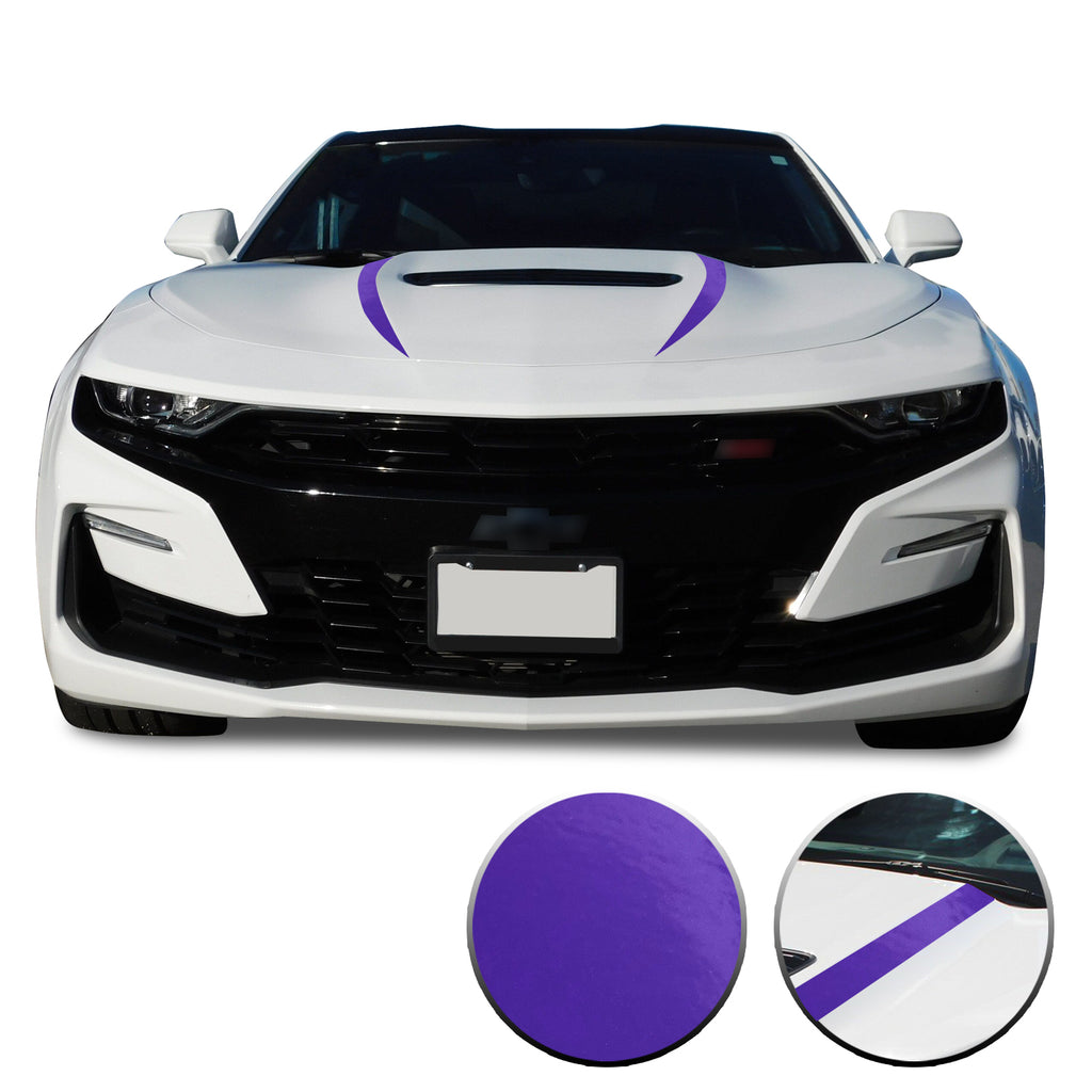 Front Hood Spear Vinyl Wrap Decal Cover Protector Compatible with and fits Camaro 2019-2020