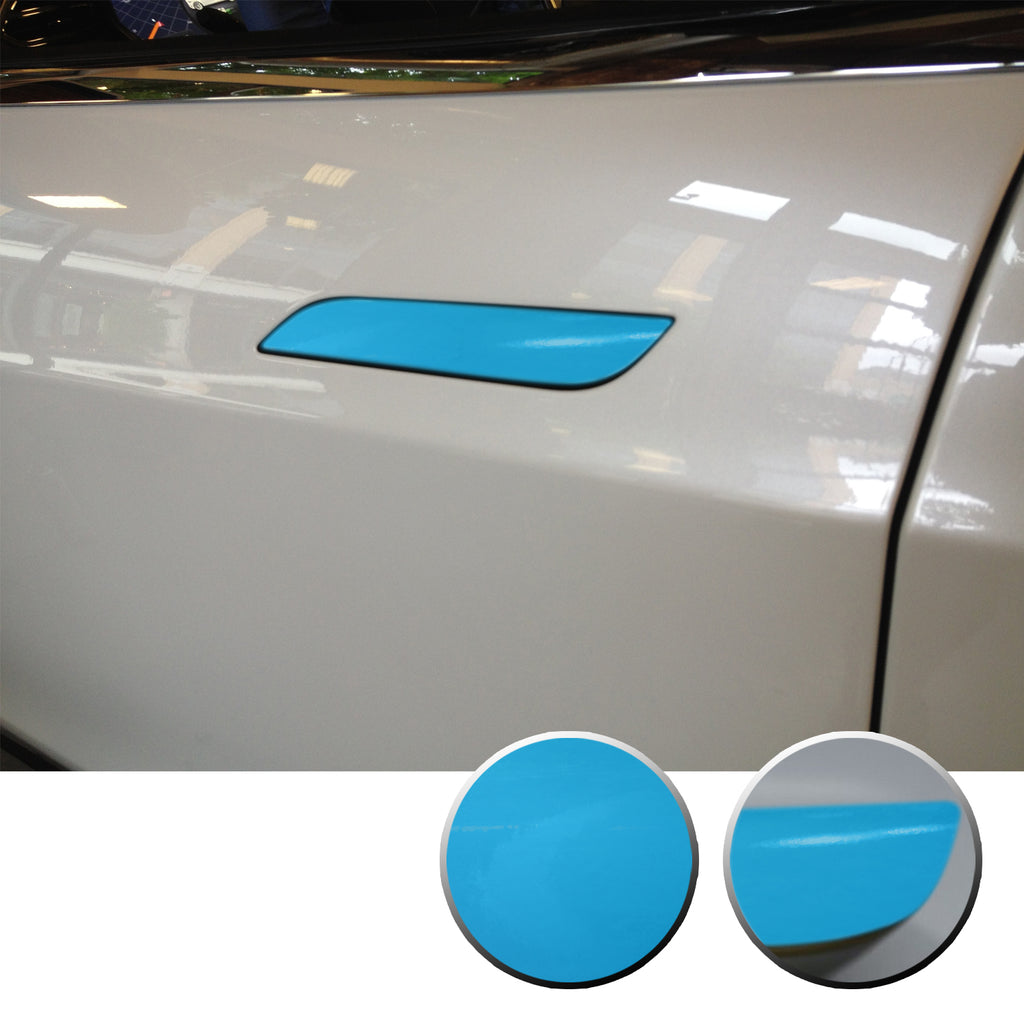 Door Handle Trim Chrome Delete Vinyl Decal Overlay Wrap Compatible with Tesla Model S 2012-2020