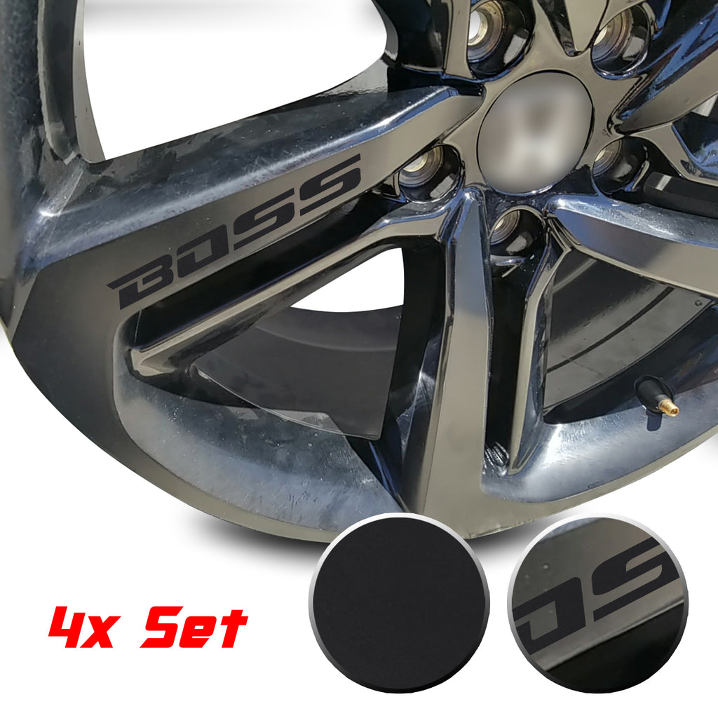 5.1" x .5" Boss Racing Performance Wheel Rim Overlay Pre Cut Graphic Universal Vinyl Decal