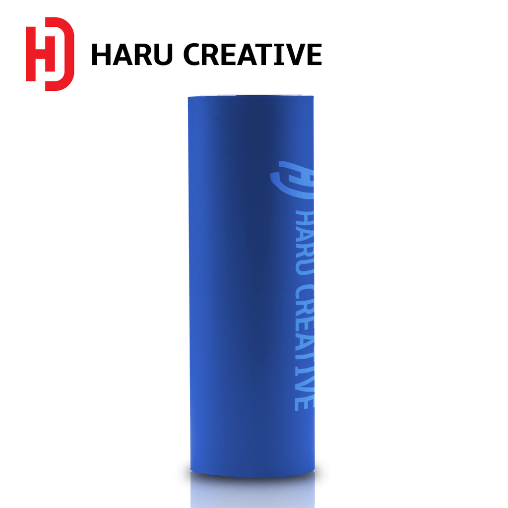 Blue Matte Vinyl Wrap - Adhesive Decal Film Sheet Roll - Haru Creative Matte