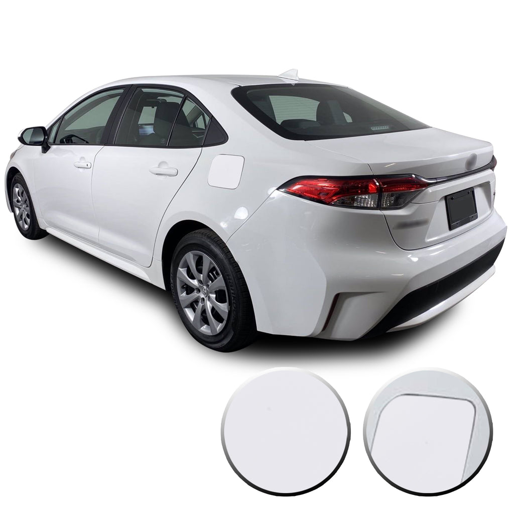 Fuel Tank Cap Gas Box Overlay Decal Precut Trim Compatible with and Fits Corolla Toyota 2020