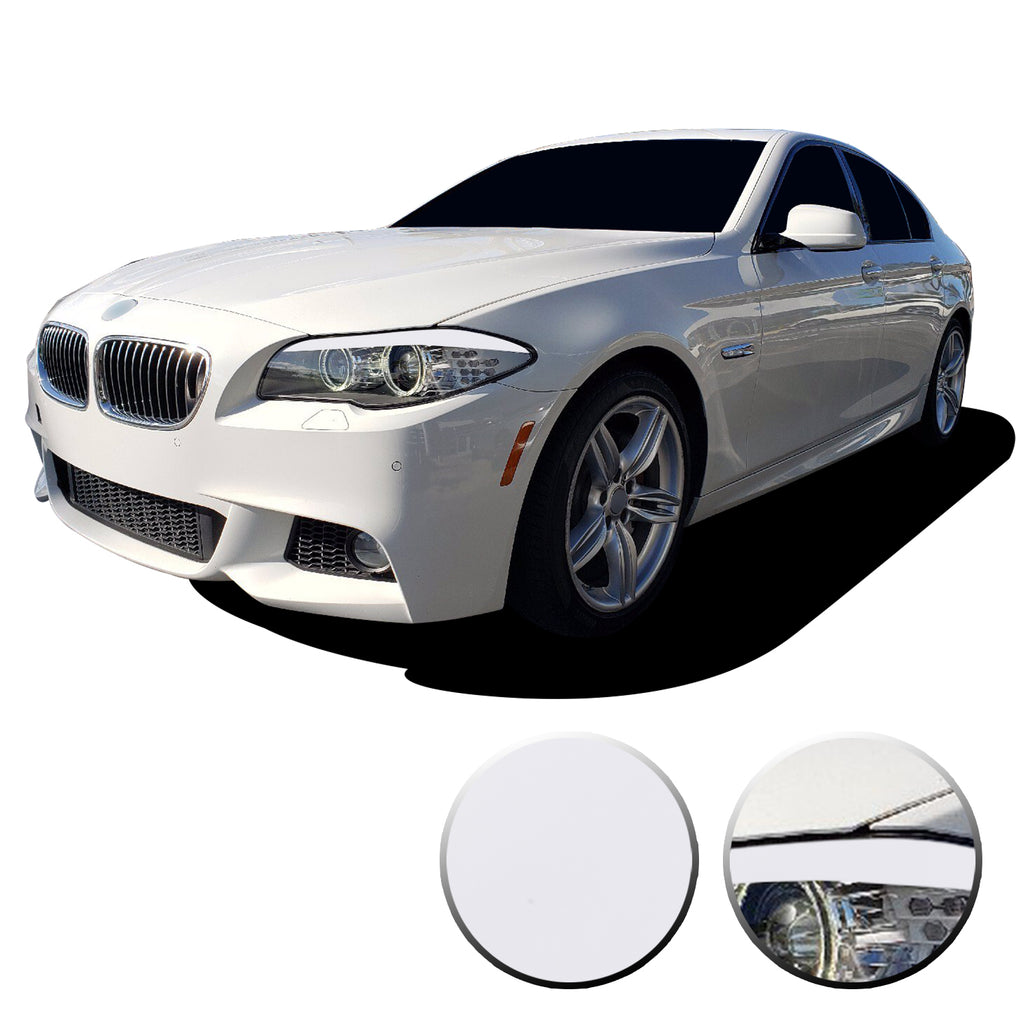 Headlight Eyelid Eyebrow Graphic Vinyl Decal Compatible with BMW 5 Series F10 2011-2013